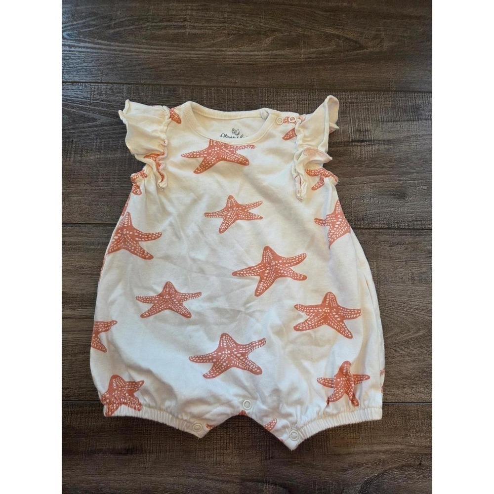 Oliver and rain baby girl romper 3 mos